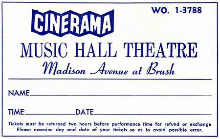 Music Hall Center for the Performing Arts - From Robert Morrow